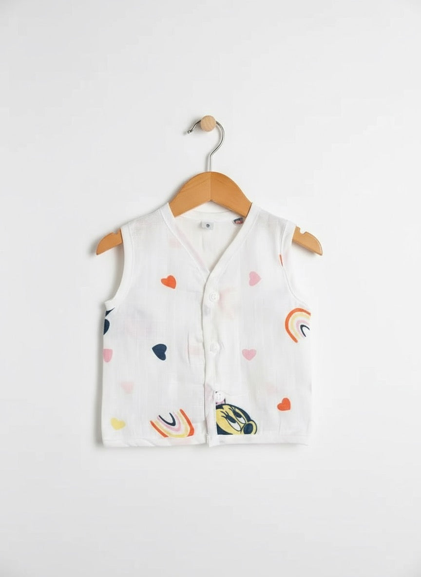 Newborn Jabla Button β Soft Fabric | Mickey Mouse Design