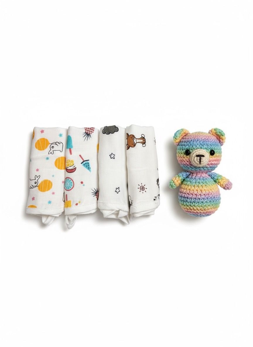 Baby Face Towel Set – Muslin | Gentle & Absorbent