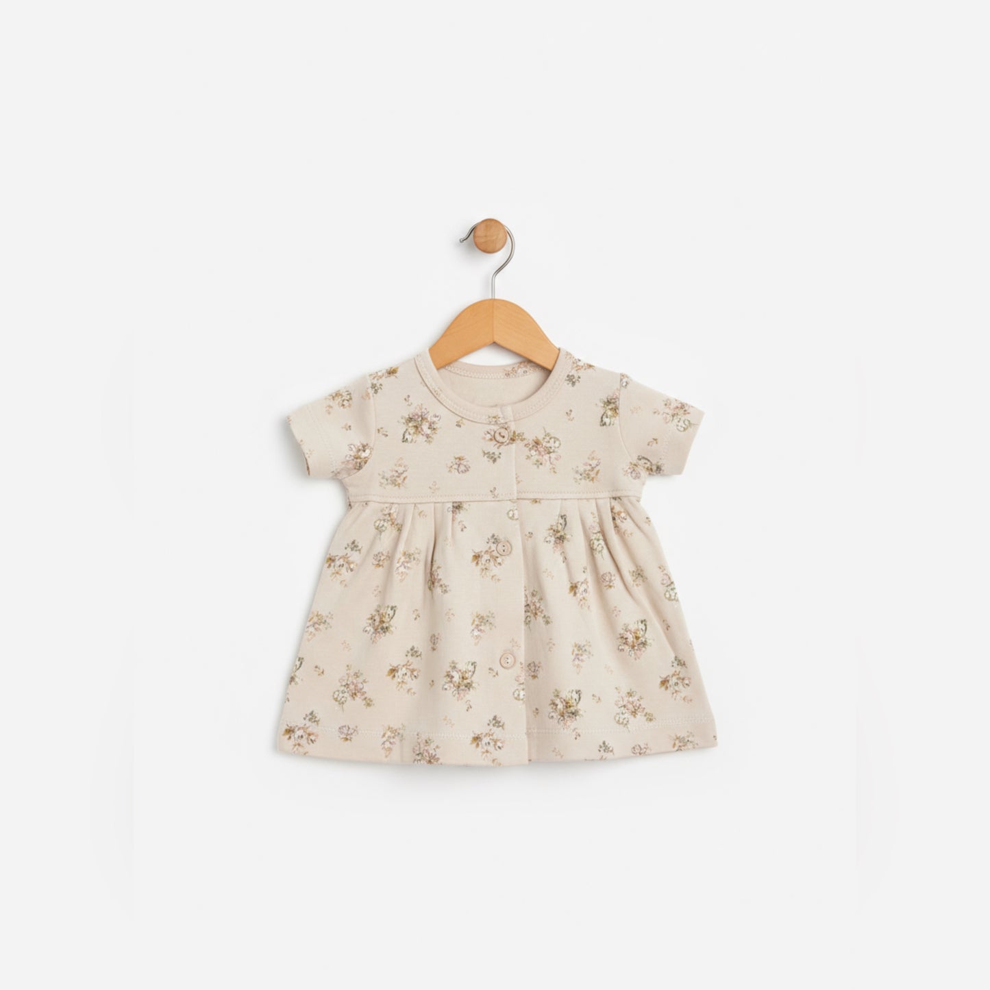 Baby Bloom Frock – 100% Cotton Interlock – Colourful Flower Design