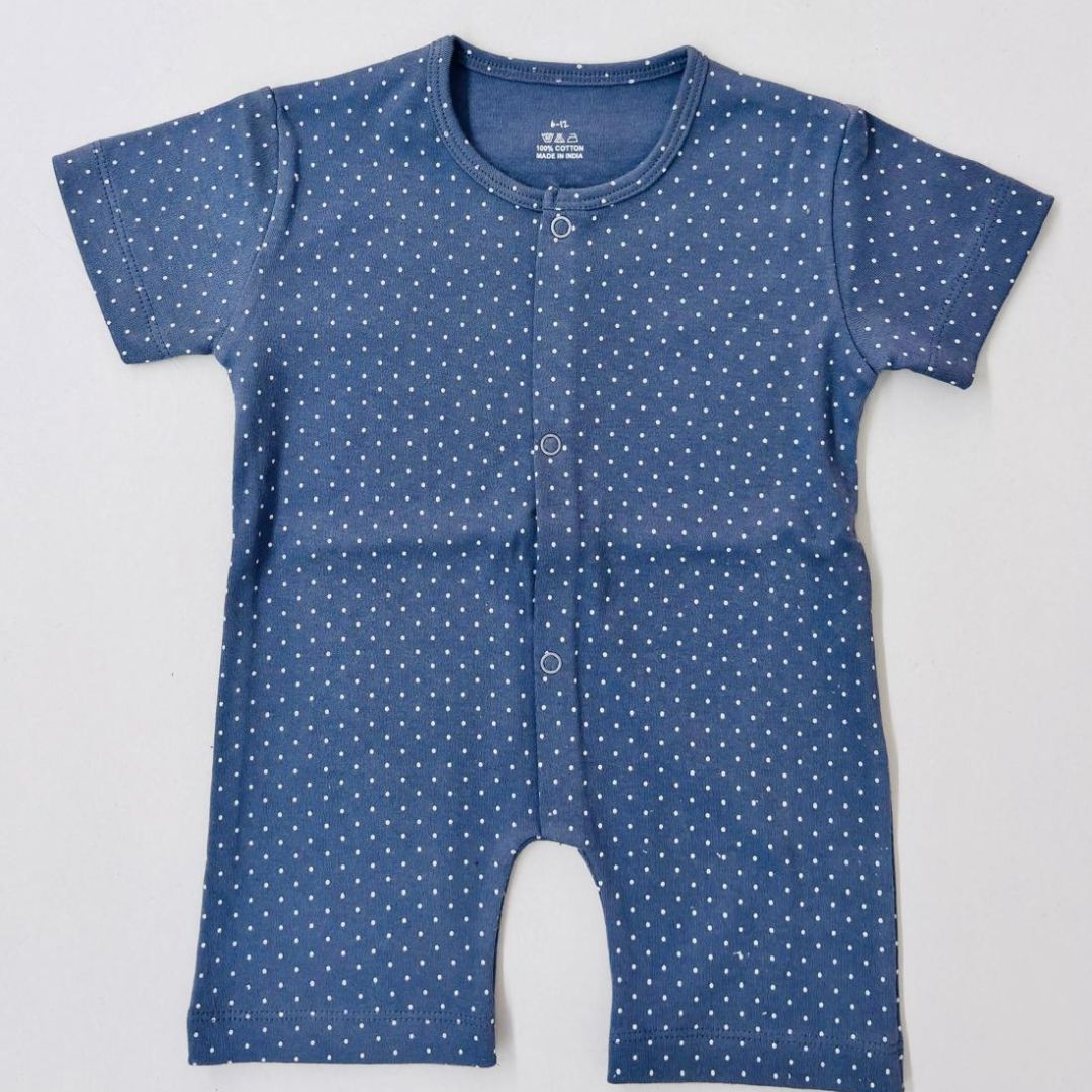 Baby Romper – Knitted Cotton One-Piece