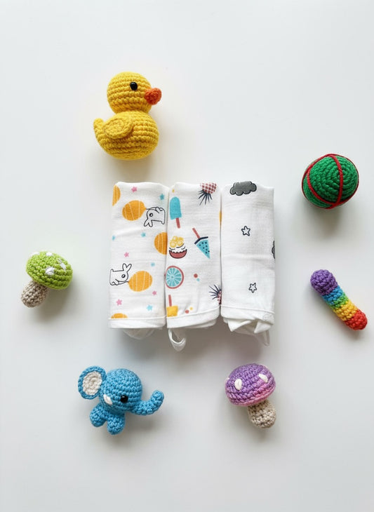 Baby Face Towel Set – Muslin | Gentle & Absorbent