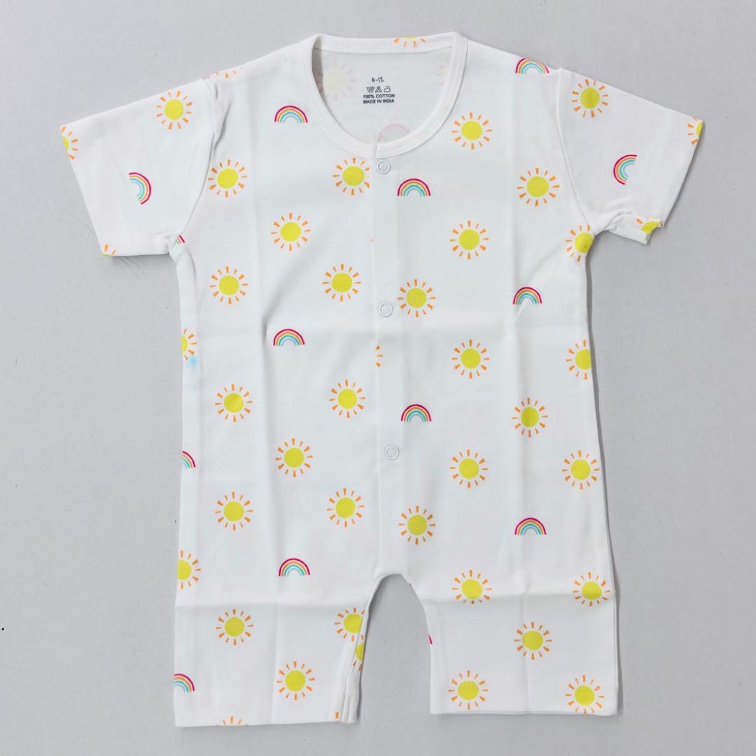 Baby Romper – Knitted Cotton One-Piece