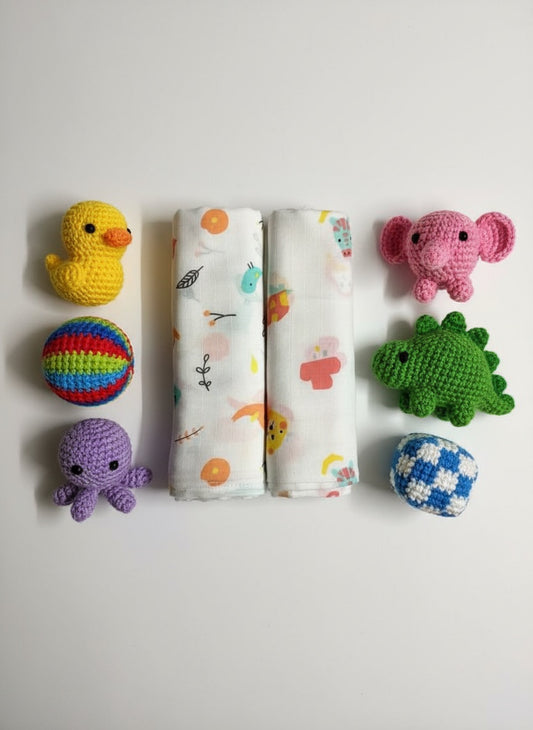 Baby Swaddle – Ultra Soft 100 x 100 cm | Cozy & Breathable Wrap