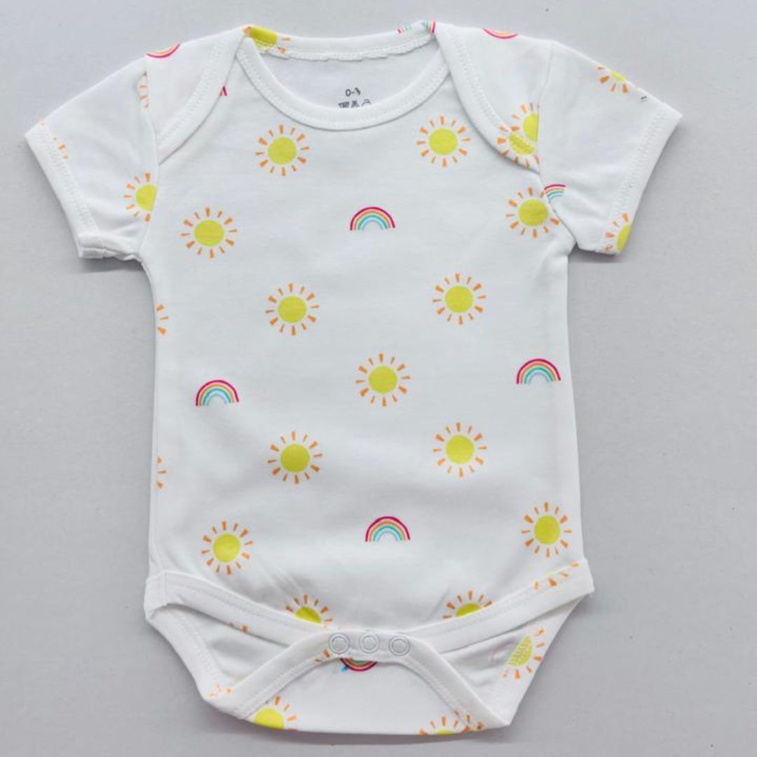 Baby Bodysuit Pack – 2  100% Soft Cotton