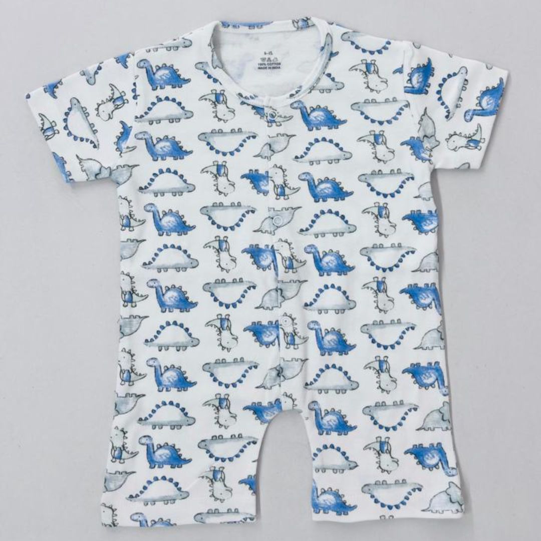 Baby Romper – Knitted Cotton One-Piece