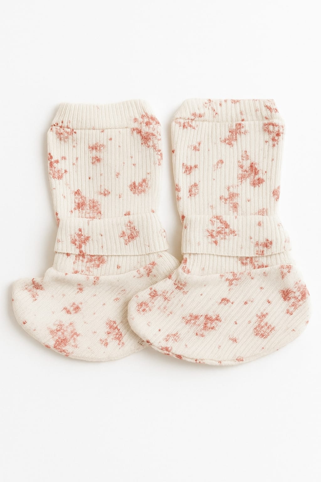 Baby Mitten & Booties Set – Flower Design | Soft & Gentle Fabric
