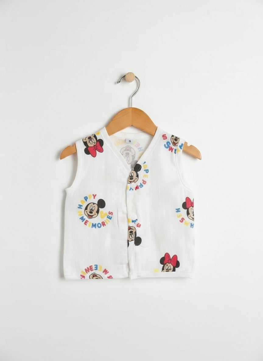 Newborn Jabla Button – Soft Fabric | Mickey Mouse Design
