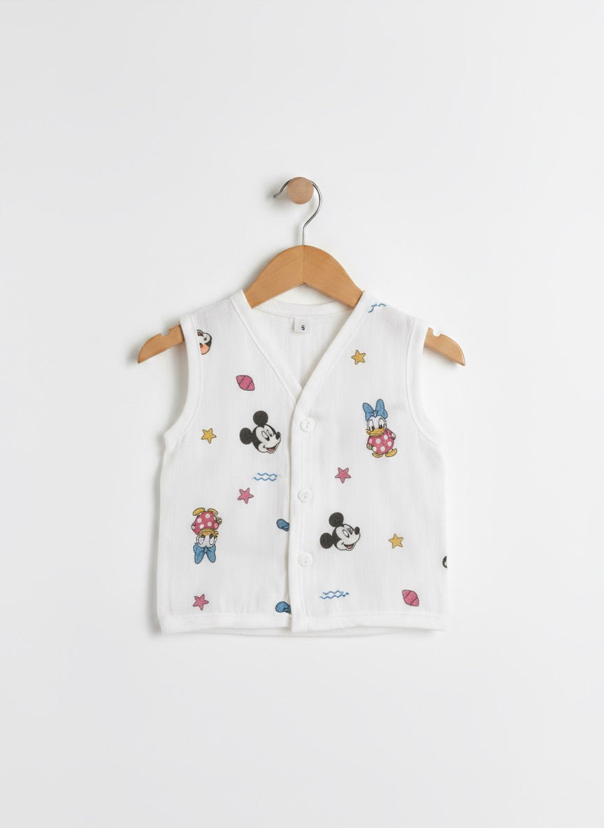 Newborn Jabla Button – Soft Fabric | Mickey Mouse Design