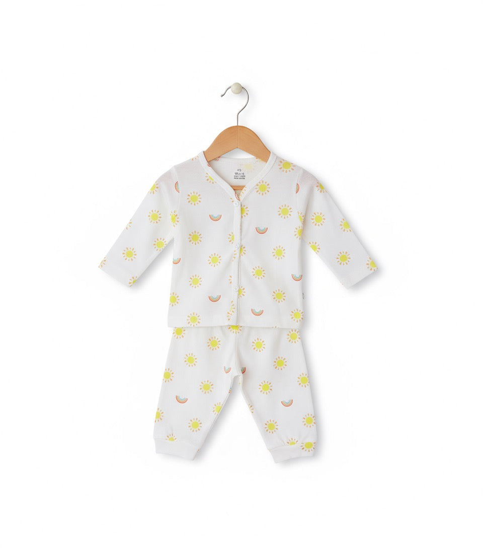 Baby Full Sleeve Co-ord Set – Sunny Print | Soft & Stylish Daily Wear
