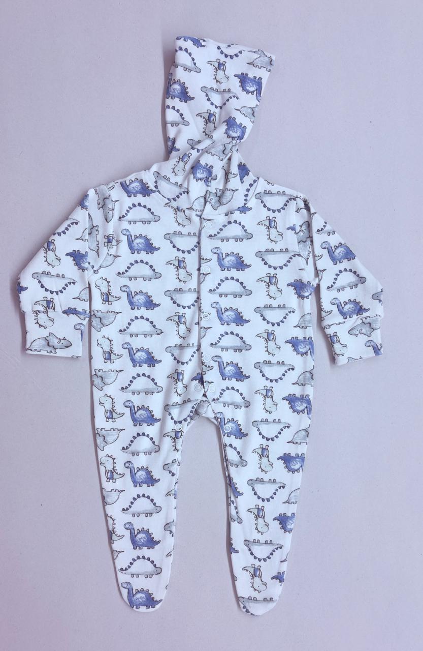 Baby Hooded Romper – | Soft & Cozy Daily Wear Assorted