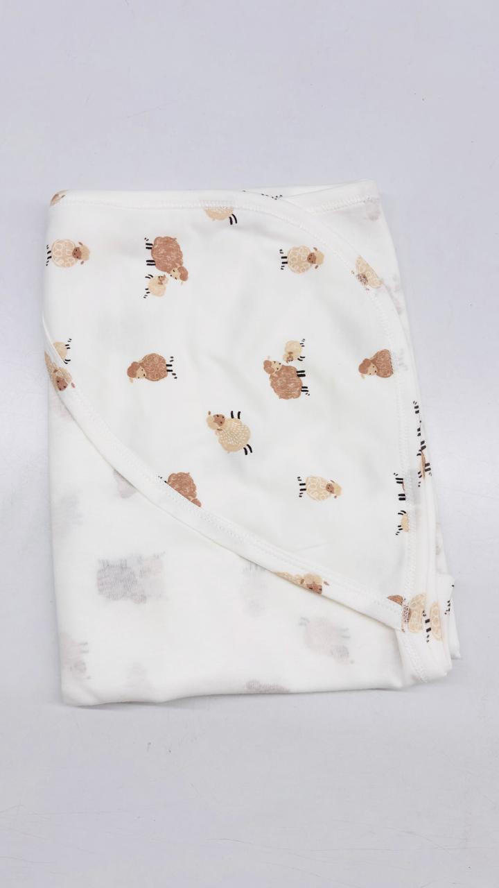 Premium Baby Hooded Towel –  100% Soft Cotton 75x75 cm