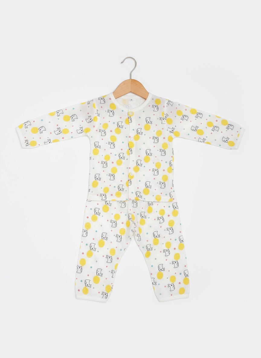 Muslin Co-ord Set - Pure Muslin -  Full sleeve - Rabbit